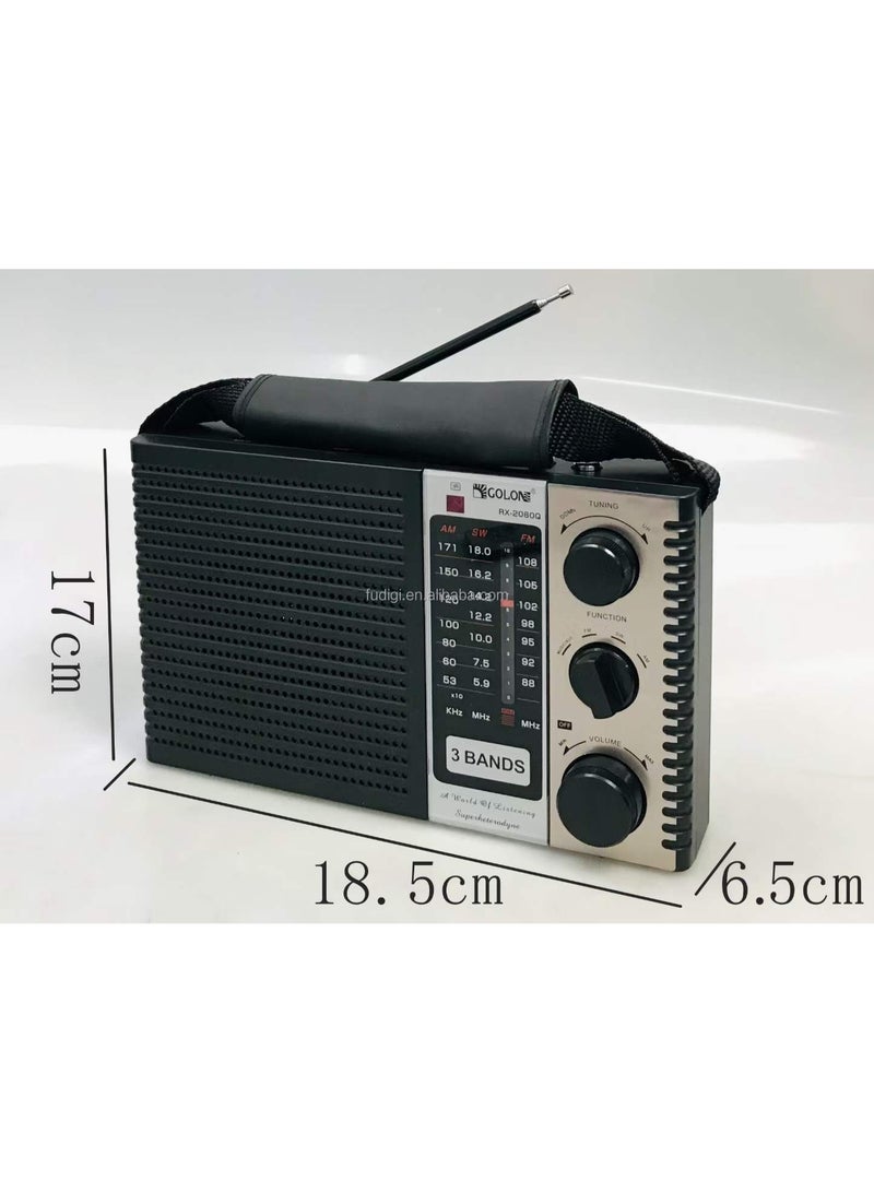 جولون Rx-2080Q راديو تناظري كبير/MP3. - Image 1